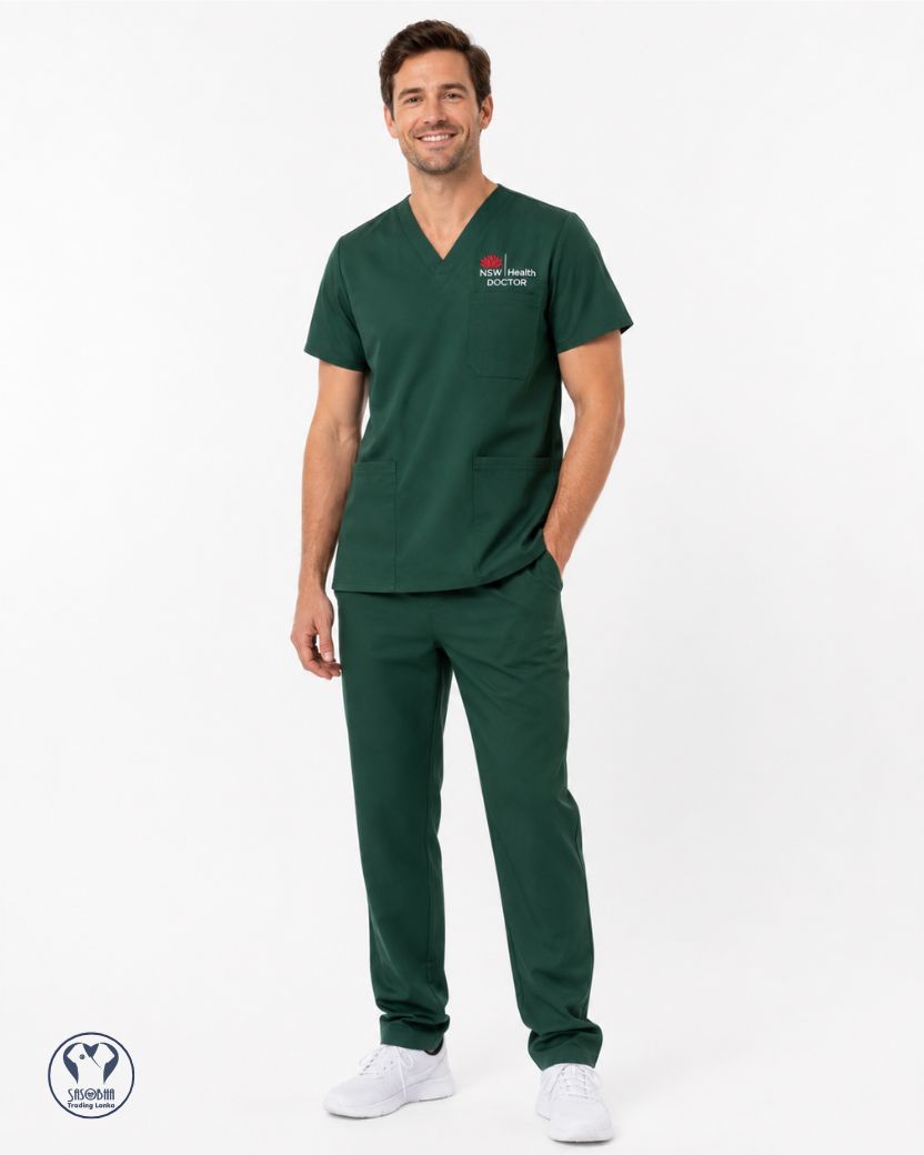 NSW Health Doctor Men’s Classic Scrub Set
