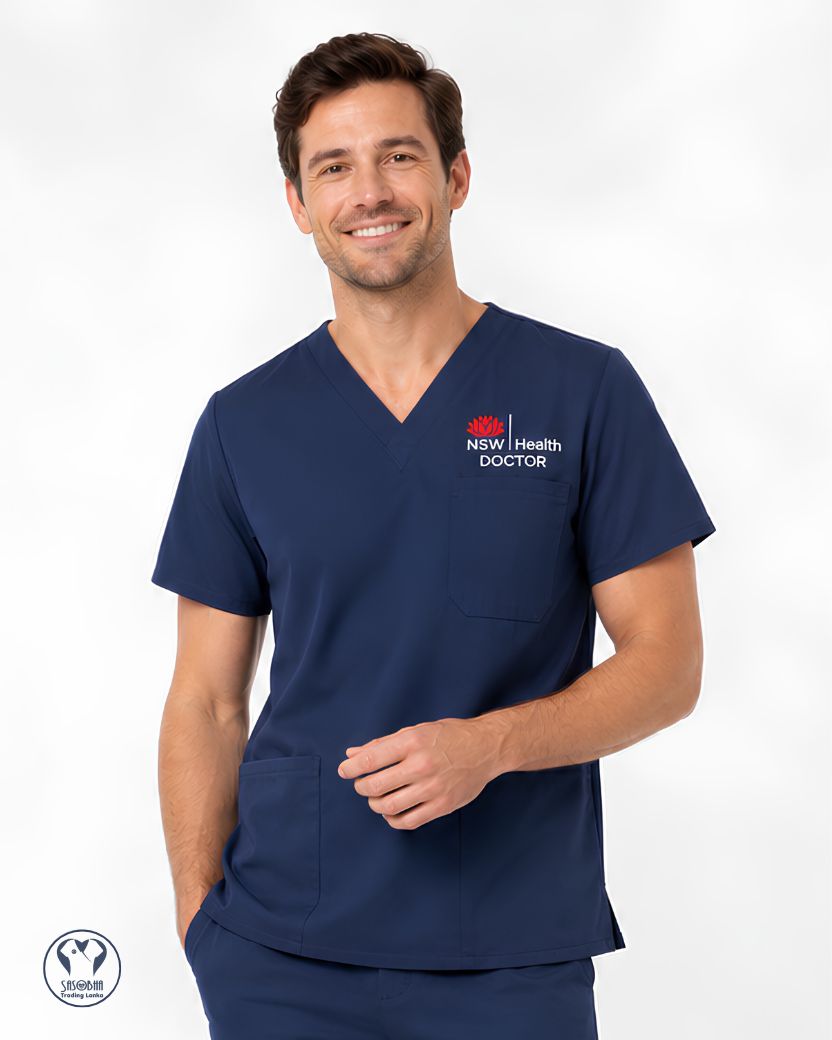 NSW Health Doctor Men’s Classic Scrub Top