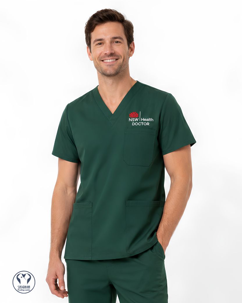 NSW Health Doctor Men’s Classic Scrub Top