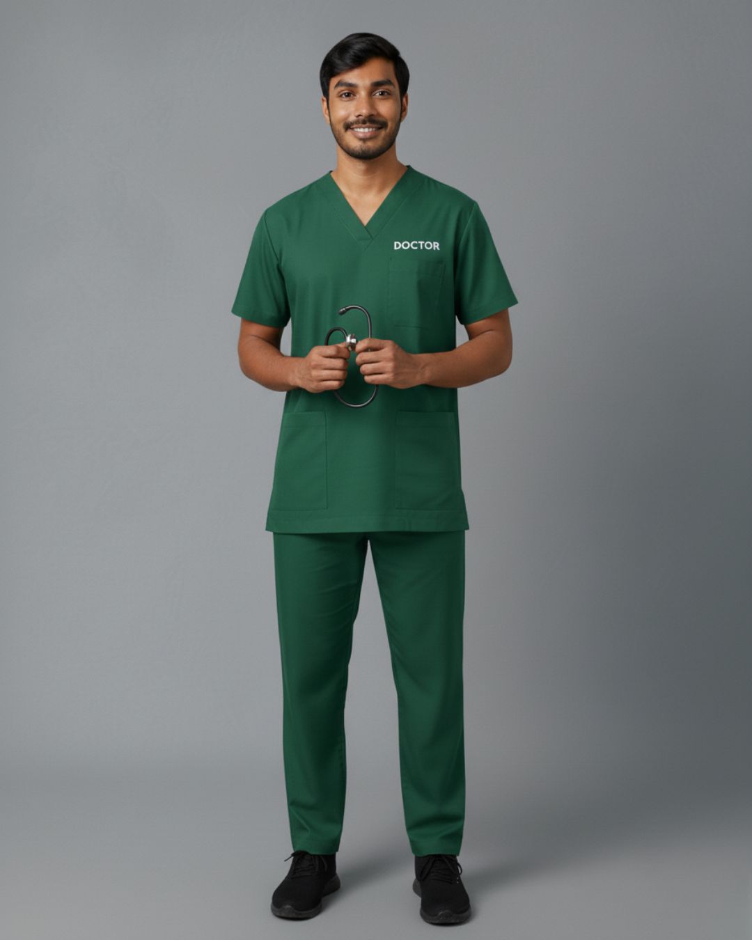 Men’s Classic Scrub Set - Hunter Green