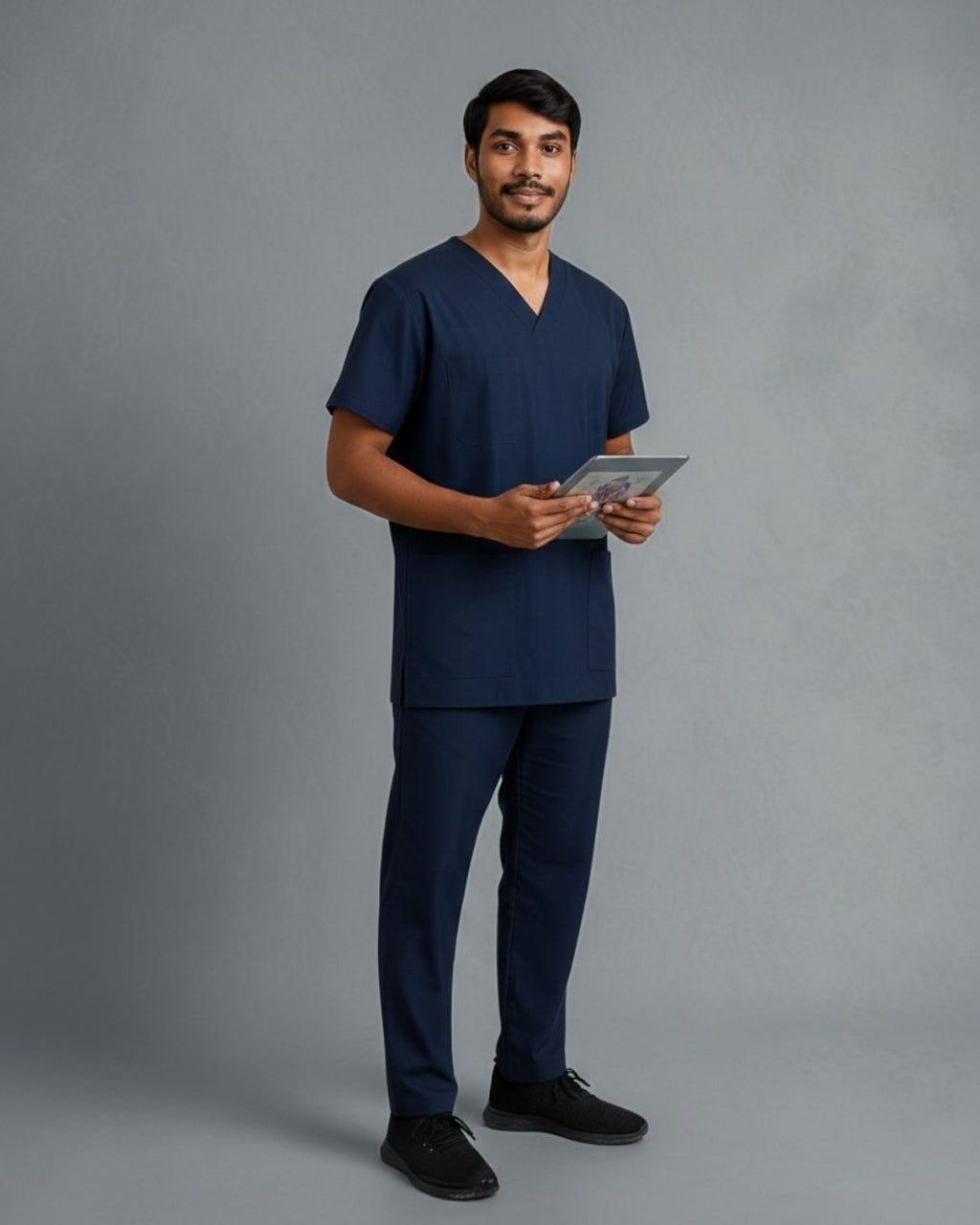 Men’s Classic Scrub Set - Navy Blue