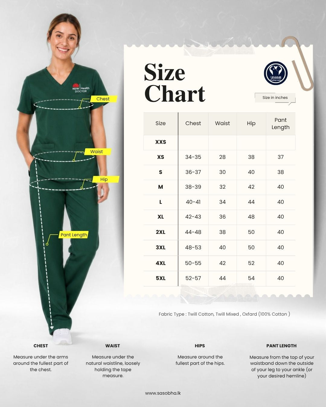 NSW Health Doctor Women’s Classic Scrub Set
