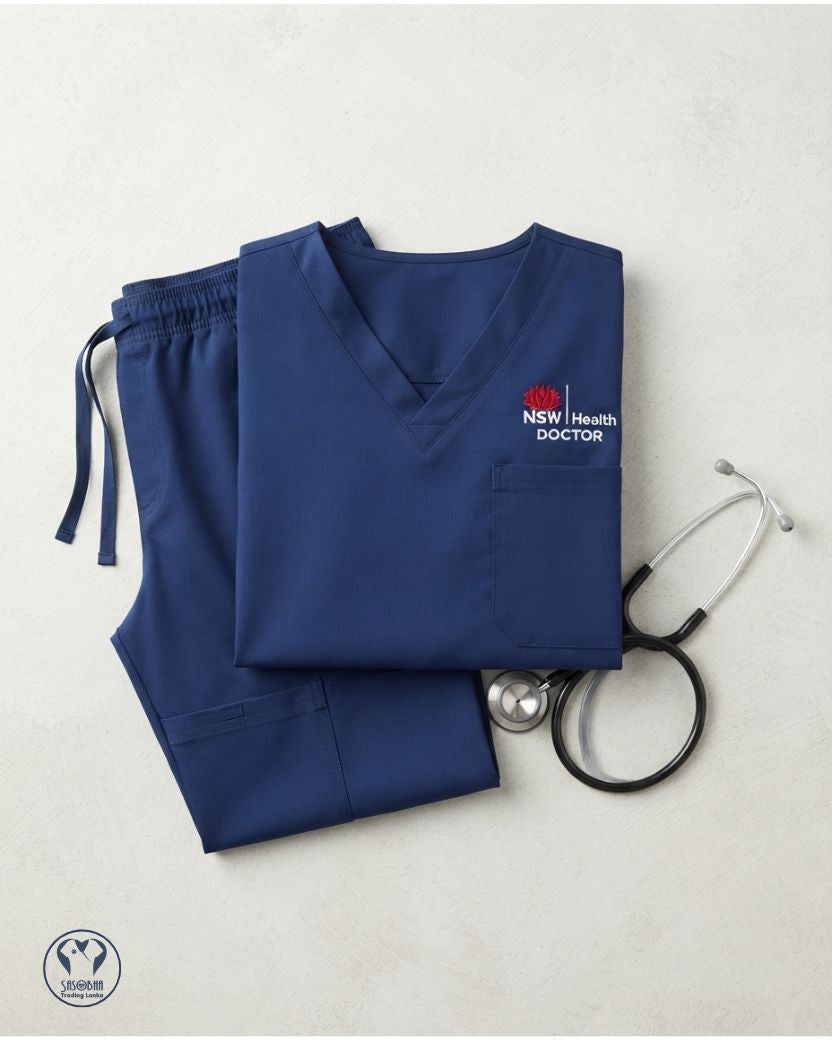 NSW Health Doctor Men’s Classic Scrub Set