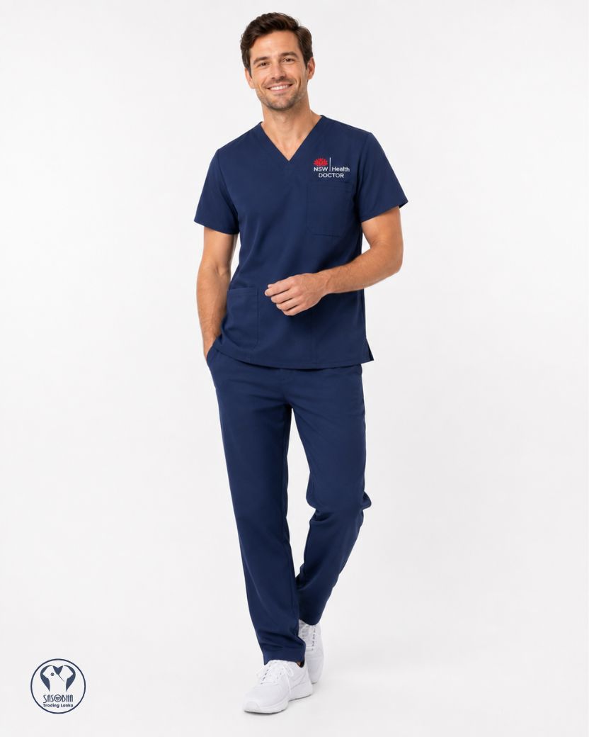 NSW Health Doctor Men’s Classic Scrub Set
