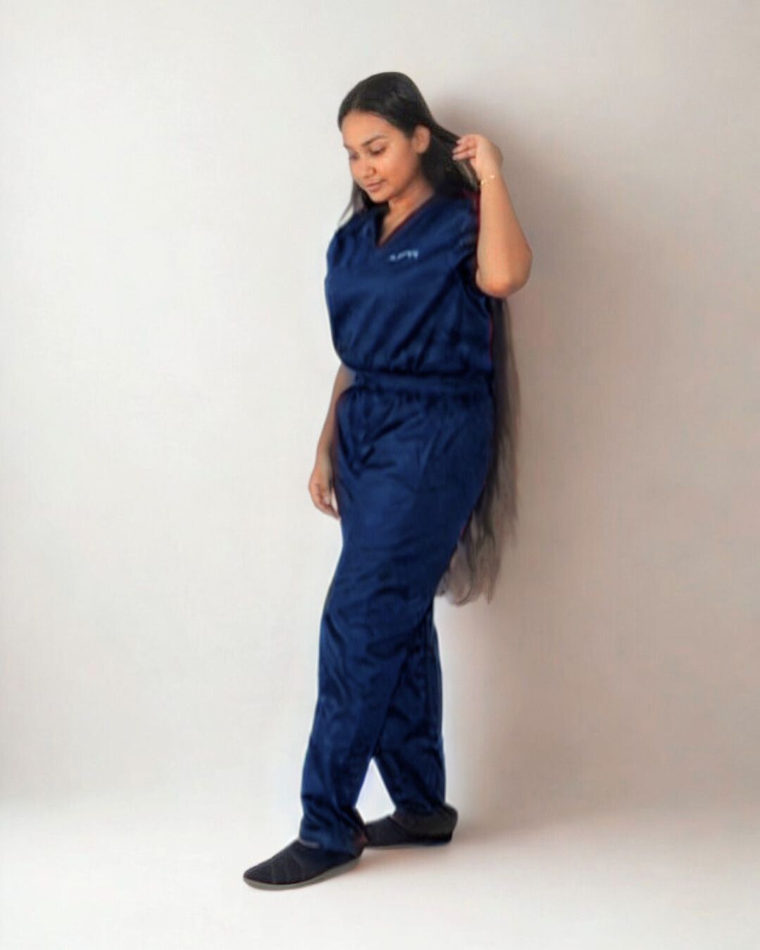 Women’s Classic Scrub Set - Navy Blue