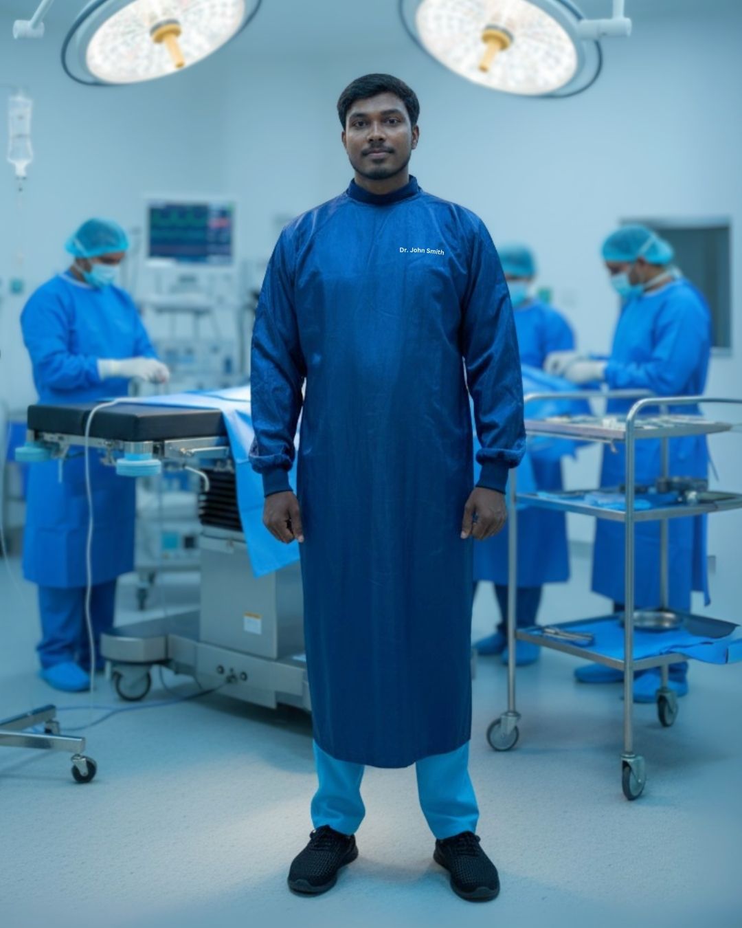 Men’s Operation Theatre Gowns - Customized Embroidery