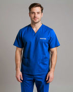 Men’s Classic Scrub Top - Royal Blue
