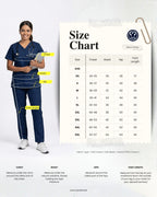 Women’s Classic Scrub Set - Royal Blue - Customized Embroidery